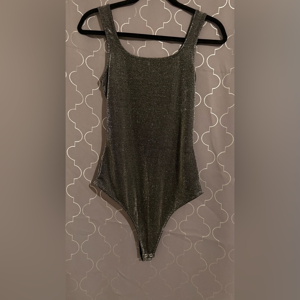 Glittery Black Kids Bodysuit